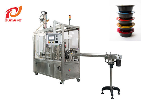 Kualitas baik Pabrik Sunyi LavazzaBlue Coffee Capsules Mengisi Mesin Pengemas Sealing