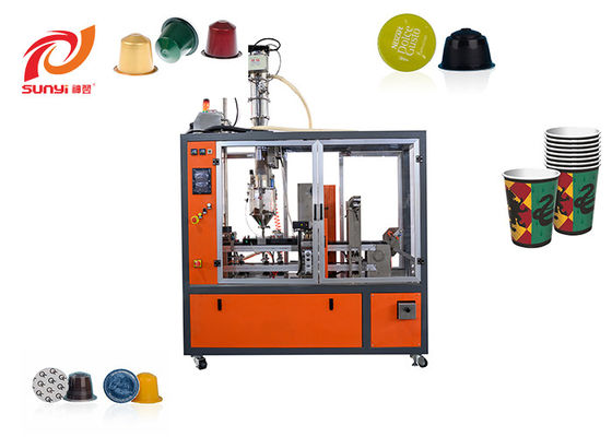 One Way Factory Direct Single Lane Kcup Coffee Capsule Filling And Sealing Machine