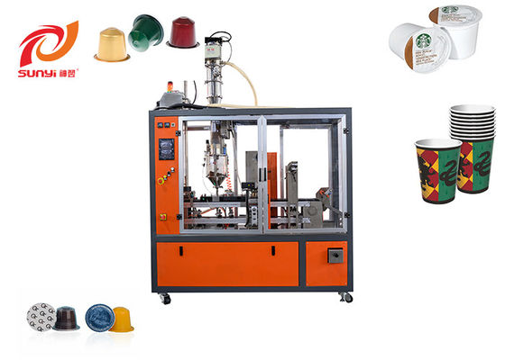 One Way Factory Direct Single Lane Kcup Coffee Capsule Filling And Sealing Machine